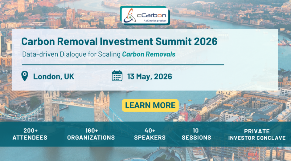 Carbon Removal Investment Summit 2026